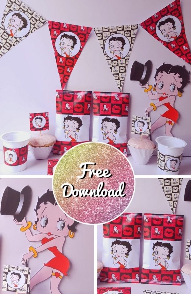 Free Betty Boop Party Printable - Magical Printable