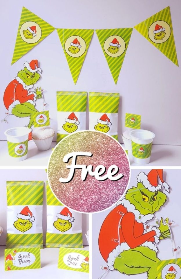 FREE The Grinch Christmas Party Printable