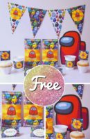 FREE Among Us Party Printable Template